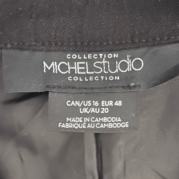 EUC US 16 Michel Studio Black Blazer - Picture 3 of 4